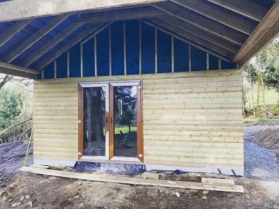 Wicklow Log Cabin, 2 Bed Chalet, Timber Building, Yurts.ie