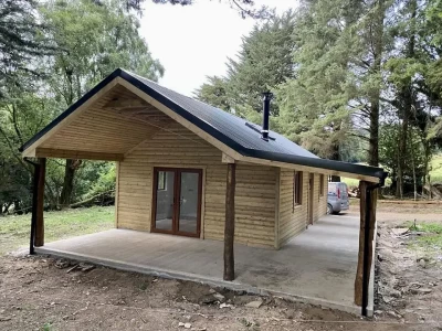 Wicklow Log Cabin, 2 Bed Chalet, Timber Building, Yurts.ie