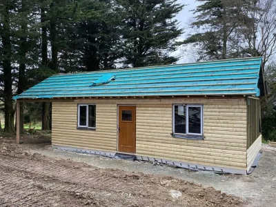 Wicklow Log Cabin, 2 Bed Chalet, Timber Building, Yurts.ie