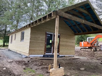 Wicklow Log Cabin, 2 Bed Chalet, Timber Building, Yurts.ie