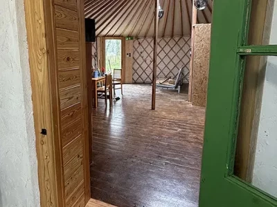 8 metre Yurt with connected bathroom by Yurts.ie