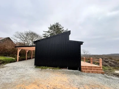 Garden Office in Wicklow built by Yurts.ie