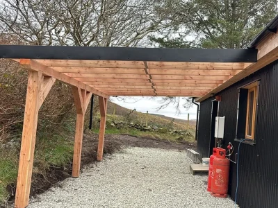 Garden Office in Wicklow built by Yurts.ie