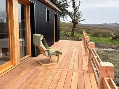 Garden Office in Wicklow built by Yurts.ie