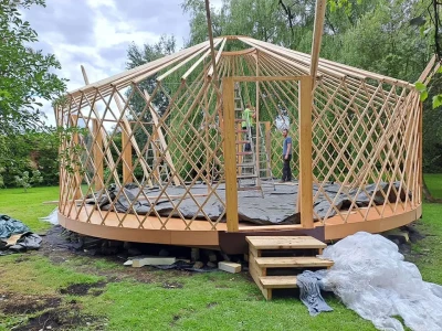 Large 8m Yurt - great for Family Living