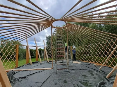 Large 8m Yurt - great for Family Living