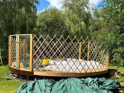 Large 8m Yurt - great for Family Living