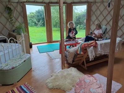 Large 8m Yurt - great for Family Living